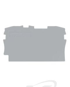 Wago 2002-1291 Topjob S Gray 0.8mm End/Intermediate Plate [60245954]