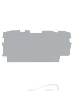 Wago 2002-1391 Topjob S Gray 0.8mm End/Intermediate Plate [60245951]