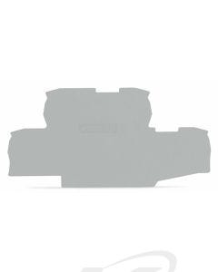 Wago 2002-2791 Topjob S Gray 0.8mm End/Intermediate Plate [60339946]