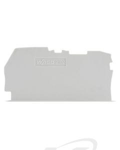 Wago 2102-1291 Topjob S Gray 0.8mm End/Intermediate Plate [60368400]