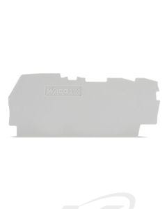 Wago 2102-1391 Topjob S Gray 0.8mm End/Intermediate Plate [60368402]