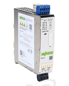 WAGO 2787-2144 Pro2 24VDC/5A DIN-Rail Mount Power Supply [60411491]
