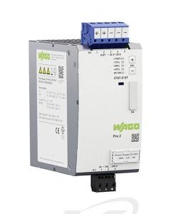 WAGO 2787-2147 Pro2 24VDC/20A DIN-Rail Mount Power Supply [60403484]