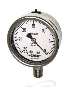 Ametek US Gauge 256012 656 Stainless Steel Industrial Gauge 2.5" Dial: 0 to 200 PSI