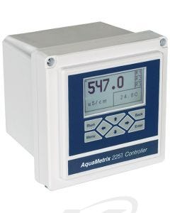 AquaMetrix AM-2251 multiparameter analyzer/controller for liquids: pH, ORP toroidal conductivity, or dissolved oxygen