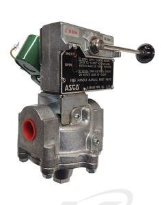 ASCO 8044B001 CSA 24/DC 3/4" 2-Way N/C Manual Reset Solenoid Valve