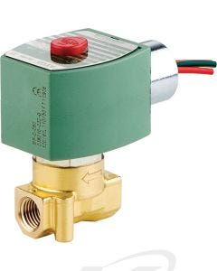 ASCO 8263H210 2-WAY N/C 3/8" Solenoid Valve, 120/60, 110/50 VAC