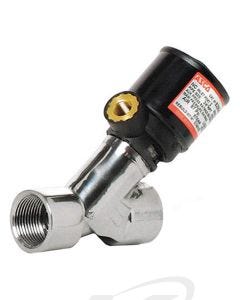 ASCO Valve 8290 Angle-Body Valve - Stainless steel body with 32mm Pilot Operator