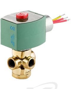 ASCO Valve 8320 Three-Way General Service Solenoid Valves - Brass Body, Construction Reference 1