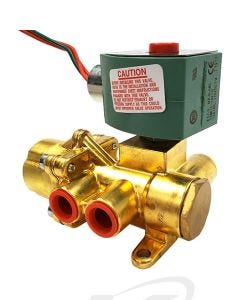 ASCO 8344G072 4-WAY 3/8" Solenoid Valve, 120/60, 110/50 VAC