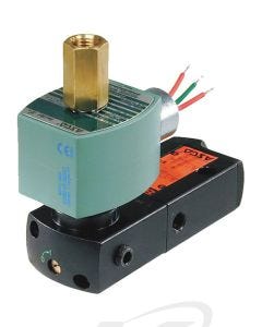 ASCO 8551G401MO 4-Way 1/4" Solenoid Valve, 120/60, 110/50 VAC