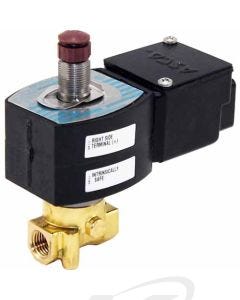 ASCO JPIS8314B300 3-WAY UNIV 1/4" Intrinsically Safe Solenoid Valve 24 VDC