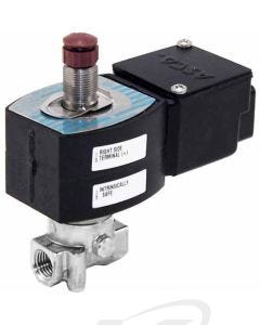 ASCO JPIS8314B301 3-WAY UNIV 1/4" Intrinsically Safe Solenoid Valve 24 VDC