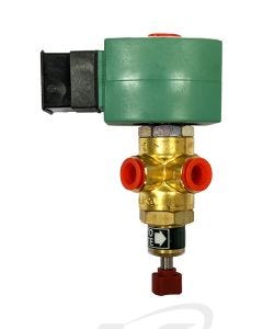 ASCO SC8320G184MS 3-Way N/C 1/4" Manually Operated Solenoid Valve, 120/60, 110/50 VAC