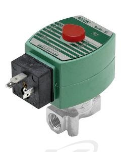 ASCO SU8262H182E 2-WAY N/C 1/4" Solenoid Valve, 24 VDC