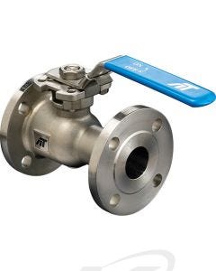 A-T Controls Series F91 Flanged Regular Port Fire Safe Ball Valves with Lever Handle