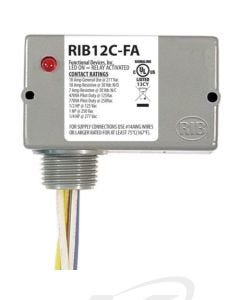 Functional Devices RIB12C-FA 12 VAC/VDC Enclosed Polarized Relay, 1 SPDT N/O