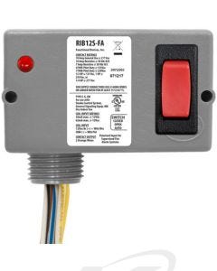 Functional Devices RIB12S-FA 12 VAC/VDC Enclosed Polarized Relay, 1 SPST, N/O