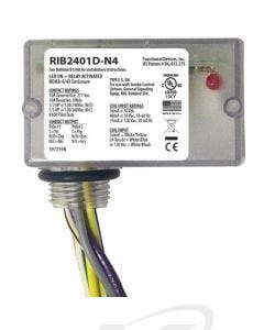 Functional Devices RIB2401D-N4 24 VAC/VDC or 120 VAC Enclosed Pilot Relay, 1 DPDT