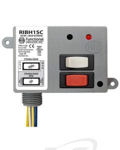 Functional Devices RIBH1SC 10-30 VAC/VDC or 208-277 VAC Enclosed Pilot Relay, 1 SPDT