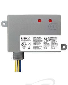 Functional Devices RIBH2C 10-30 VAC/VDC or 208-277 VAC Enclosed Pilot Relay, 2 SPDT