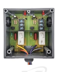 Functional Devices RIBTU2C 10-30 VAC/VDC or 120 VAC Enclosed T-Style Pilot Relay, 2 SPDT