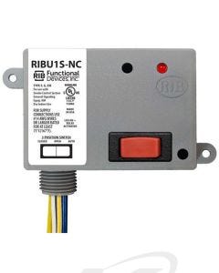 Functional Devices RIBU1S-NC 10-30 VAC/VDC or 120 VAC Enclosed Pilot Relay, 1 SPST N/C