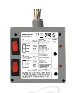 Functional Devices RIBU2S2-NC 10-30 VAC/VDC or 120 VAC Enclosed Pilot Relay, 2 SPST N/C