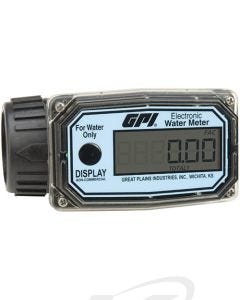 GPI Flomec 113255-4 Nylon Digital Water Meter 3-30 GPM