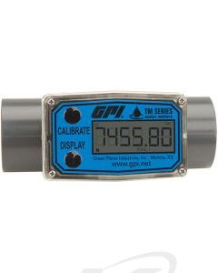 GPI Flomec TM15SQ9GMB (TM150) 1.5" Spigoted Turbine Flowmeter with Digital Display: 10-100 GPM