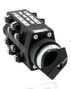 Idec ACSNO-243-YB-C2008 30mm Cam Selector Switch: 4-Pos/30&#176; Angle