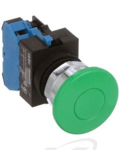 Idec ABW410-G TW 22mm Maintained Pushbutton, Green