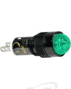 Idec AP1M222-G 10mm Mini Pilot Light, 24 VAC/VDC, Green LED