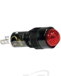 Idec AP1M222-R 10mm Mini Pilot Light, 24 VAC/VDC, Red LED