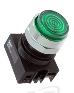 Idec APW199D-G-24V 22mm Pilot Light, 24V Green LED