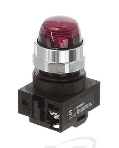 Idec APW299D-R-120V 22mm Pilot Light, 120 VAC Red LED