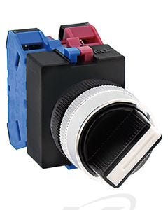 IDEC ASW210 Two-Position 22mm Selector Switch Relay: 1 N/O