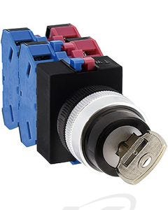 IDEC ASW21K10 Two-Position 22mm Selector Switch Relay: 1 N/O