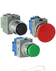 Idec TW 22mm Non-Illuminated NEMA Style Pushbutton Switches