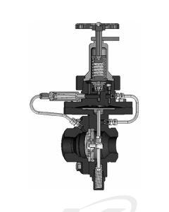 Jordan Valve Mark 52 Internally Piloted Back Pressure Regulator