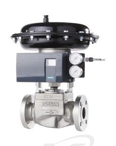 Jordan Valve Mark 78 Globe-Style Pneumatic Diaphragm Control Valve - Flanged