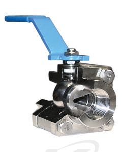 Marwin Valve CV3000 V-Port Control Valve - Hand Lever Actuated Model