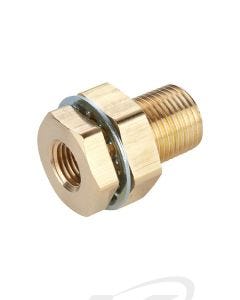 Parker 207ACBH-6 Female to Male Pipe Anchor Coupling: 3/8"