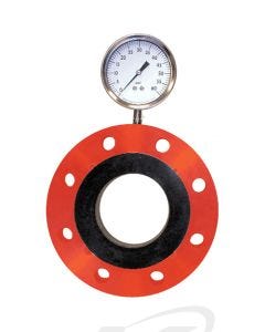 Red Valve Series 40W Pressure Sensor Isolation Ring with Elastomer Sleeve