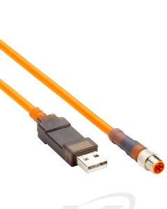 SICK DSL-8U04G10M025KM1 Connecting Cable: 10m, 4-pin, USB-A [6034575]