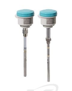 Siemens (Milltronics) Pointek CLS300 capacitance point level switches: Left: stabdard rod version, Right: Standard rod with thermal isolator