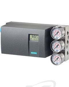 Siemens SIPART PS2 electropneumatic valve positioners for linear and part turn rotary actuators: Polycarbonate enclosure with display and gauge block