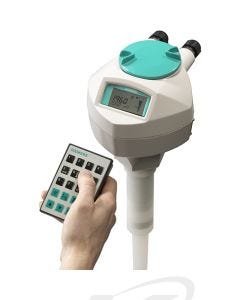 Siemens SITRANS LR200 Radar Level Transmitter with PTFE rod antenna and infrared handheld programmer