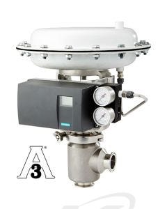 Steriflow Food & Beverage FBCV-OR 3A-Sanitary Approved O-Ring Control Valves with Positioner