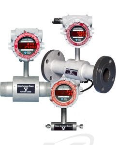 Thermal Instrument Co Model 600-9 Inline Thermal Dispersion Mass Flowmeters